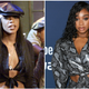 Aaliyah on The Tonight Show with Jay Leno at NBC Studios on July 25, 2001; Normani at the 9th Annual Streamy Awards on December 13, 2019.